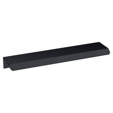 Nuie Matt Black Finger Pull Furniture Handle | | Zinc Alloy | 150Mm