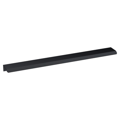 Nuie Matt Black Finger Pull Furniture Handle | | Aluminium | 300Mm