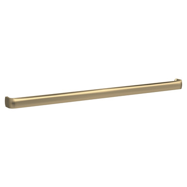 Nuie Brushed Brass D Shaped Furniture Handle With 320Mm Hole Centres | | 328Mm