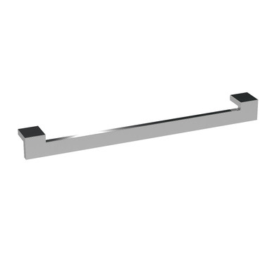 Nuie Chrome Square Drop Furniture Handle With 320Mm Hole Centres | | Zinc Alloy | 343Mm
