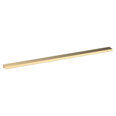 Nuie Brushed Brass Finger Pull Furniture Handle | | Aluminium | 500Mm