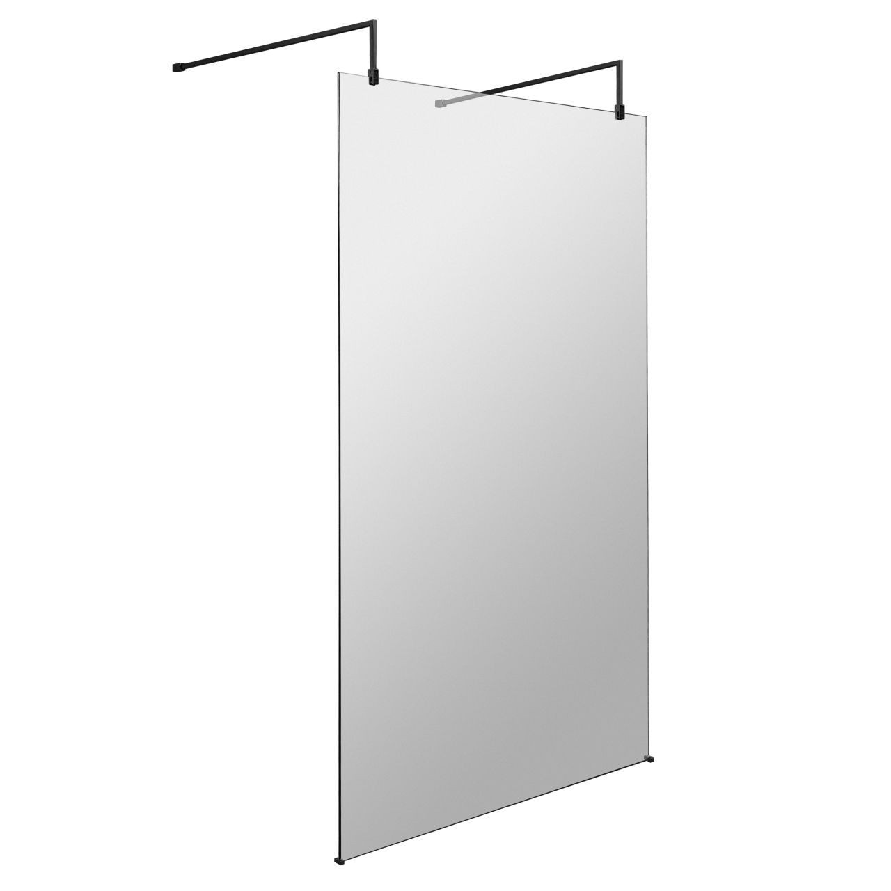 Hudson Reed Wetroom Shower Screen with Support Bars and Feet