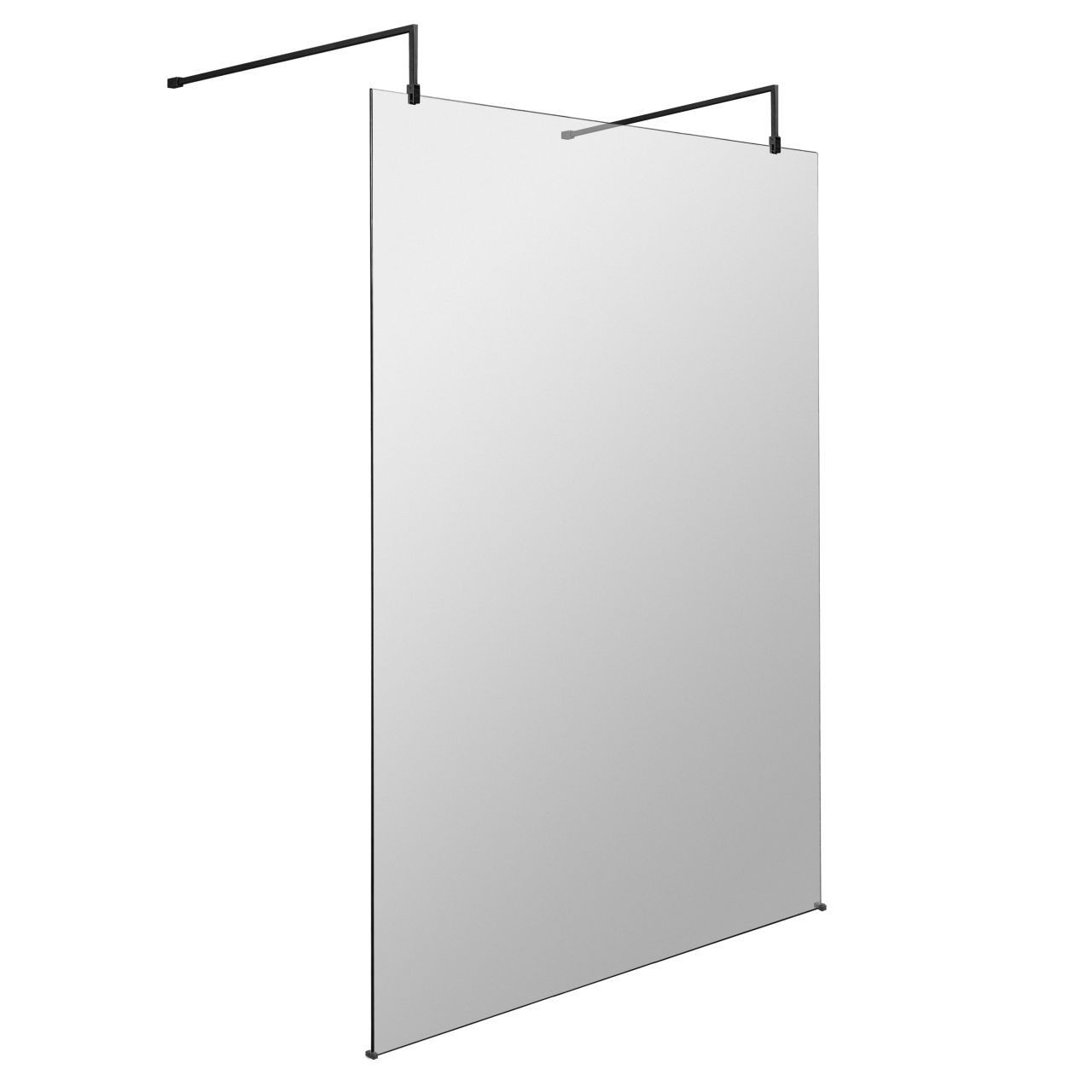 Hudson Reed Wetroom Shower Screen with Support Bars and Feet