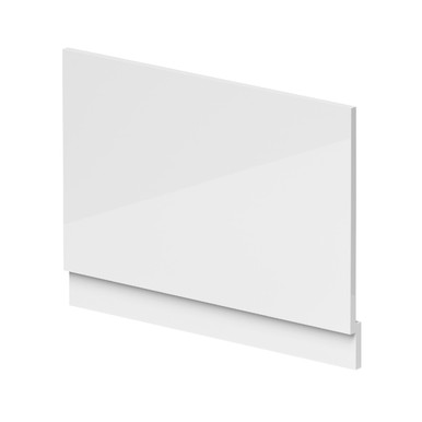 Nuie Gloss White End Bath Panel With Plinth | | Mfc | 800Mm