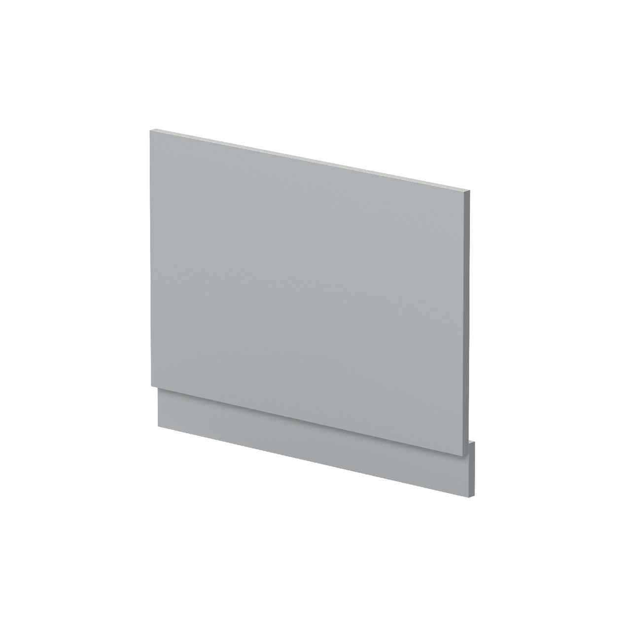 Nuie Satin Grey End Bath Panel With Plinth | | Mfc | 750Mm