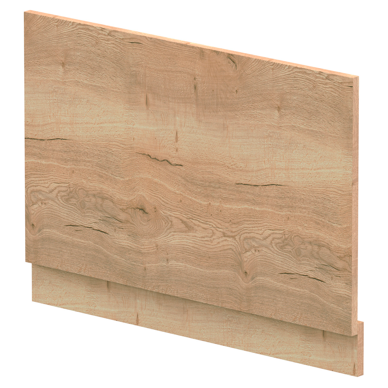 Nuie Woodgrain Bath End Panel with Plinth