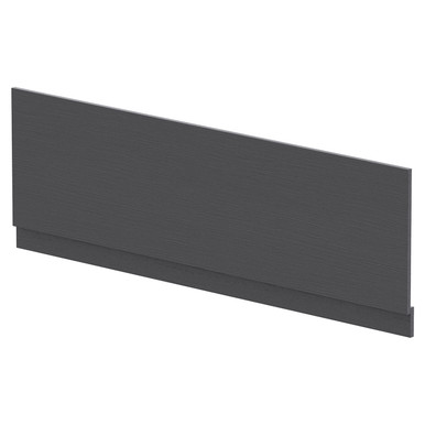 Nuie Graphite Grey Woodgrain Bath Front Panel | | Mfc | 1700Mm