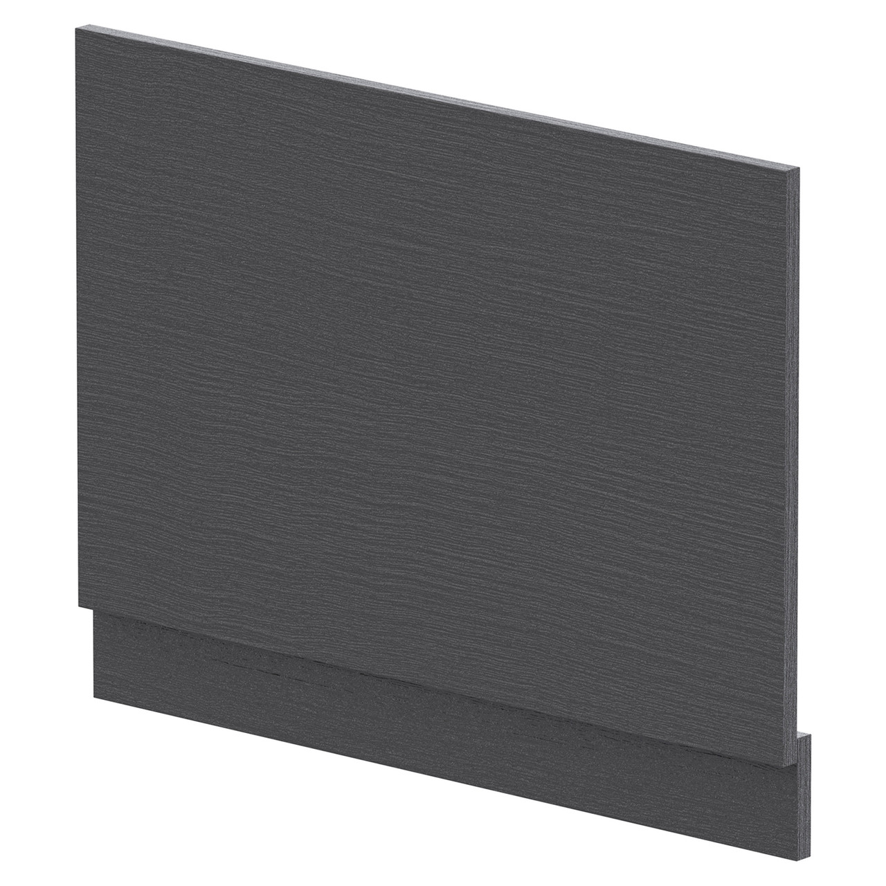 Nuie Graphite Grey Woodgrain Bath End Panel | | Mfc | 750Mm