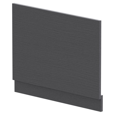Nuie Graphite Grey Woodgrain Bath End Panel | | Mfc | 700Mm