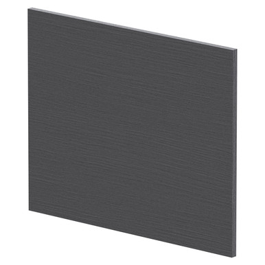 Nuie Graphite Grey Woodgrain Shower Bath End Panel | | Mfc | 700Mm