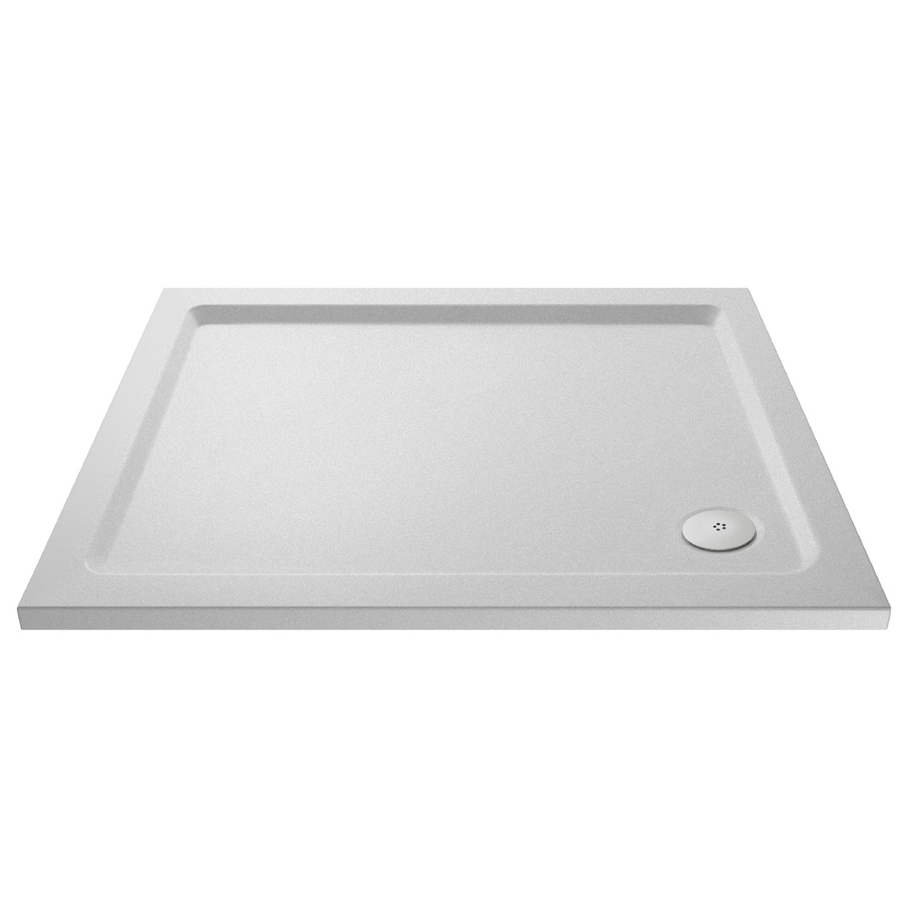 Nuie Slip Resistant Rectangular Shower Tray with Corner Waste
