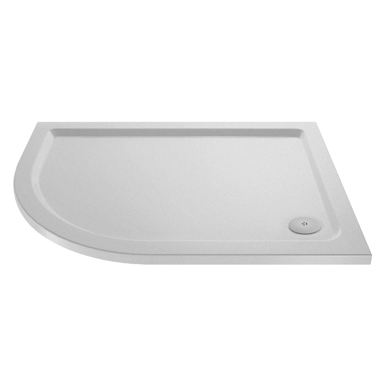 Nuie Slip Resistant Left Hand Offset Quadrant Shower Tray
