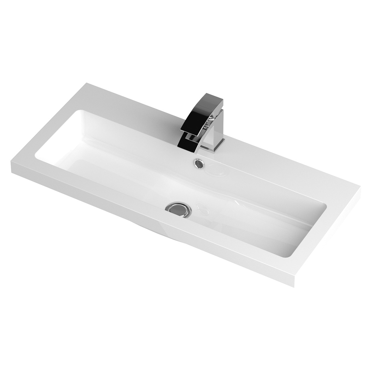 Hudson Reed Full Depth Polymarble Furniture Basin
