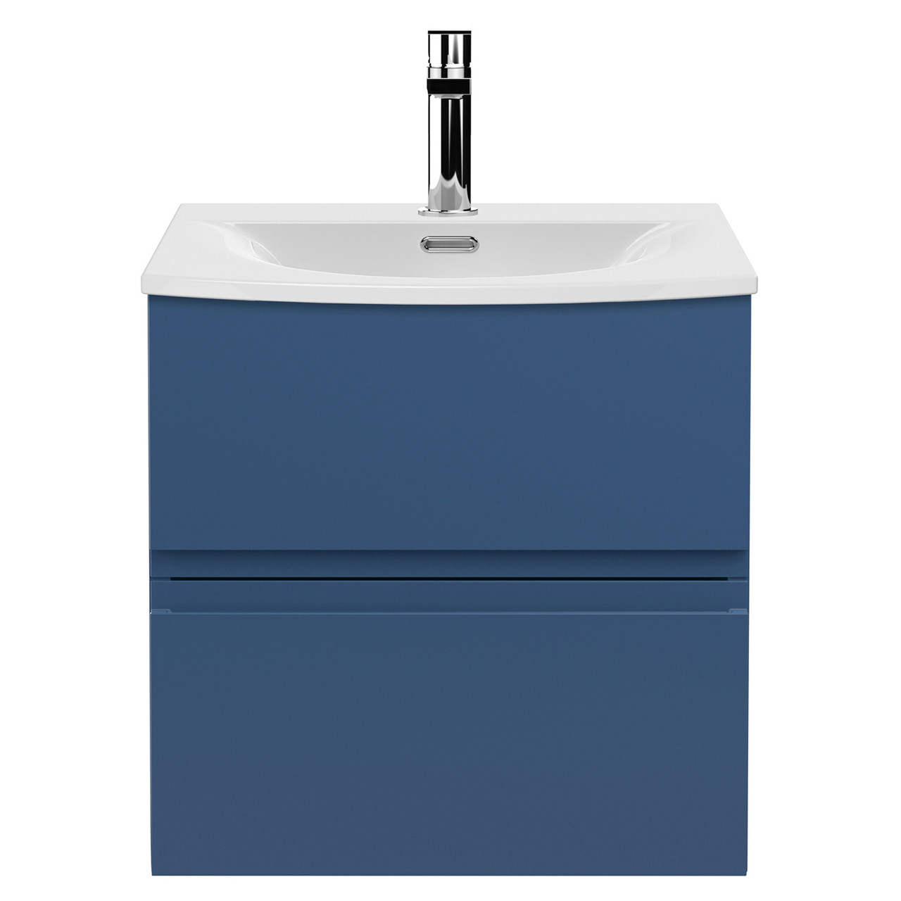 Hudson Reed Urban Wall Hung 2 Drawer Vanity Unit and Curved Ceramic Basin