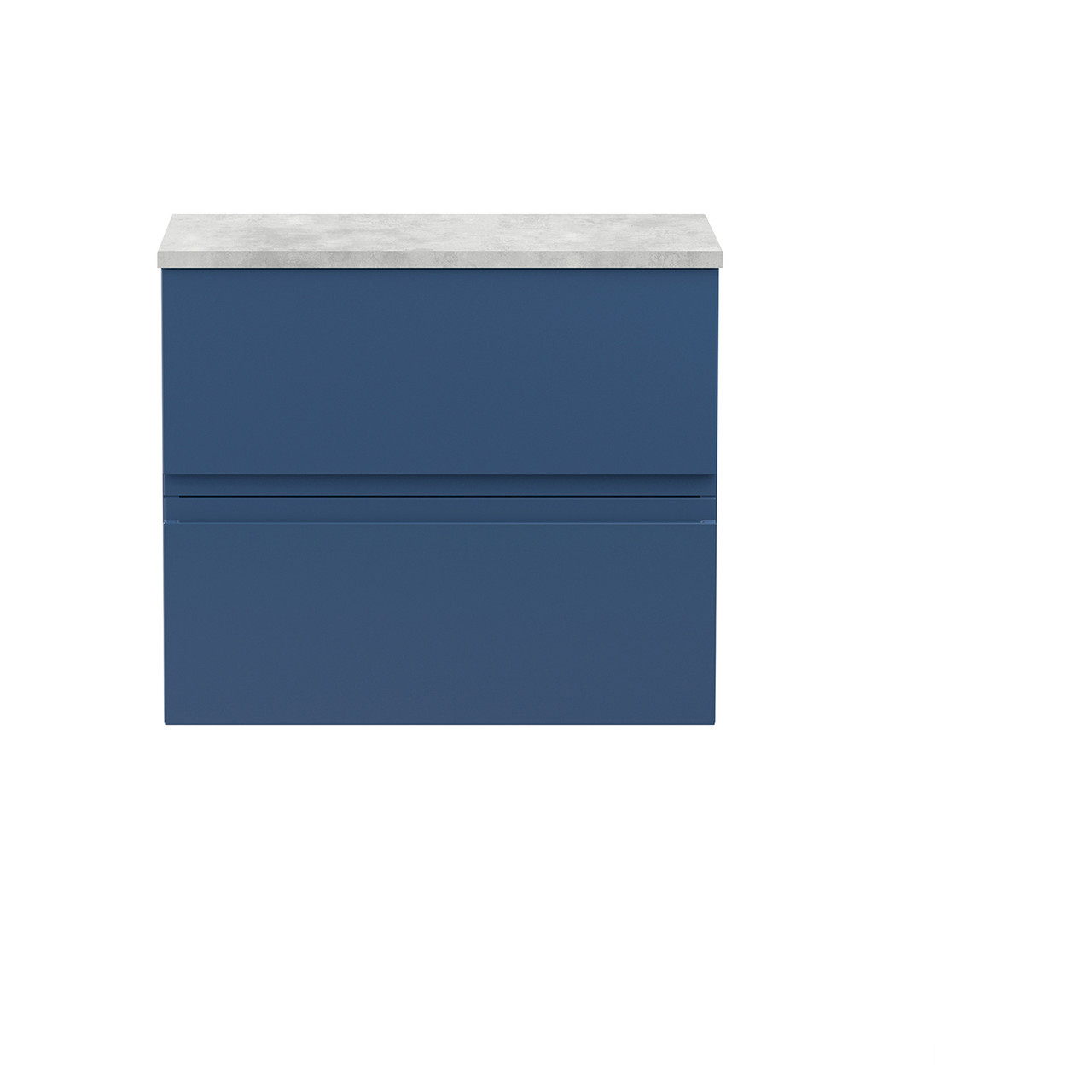 Hudson Reed Urban Wall Hung 2 Drawer Vanity Unit with Bellato Grey Worktop