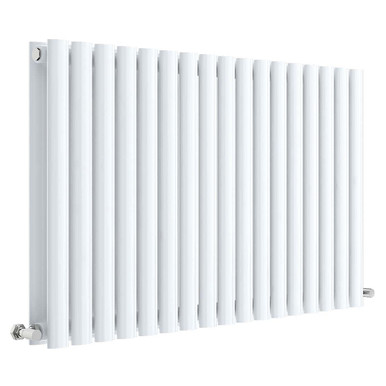 Nuie Gloss White Revive Double Panel Radiator | | Steel | 600Mm X 992Mm