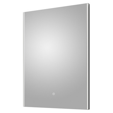 Nuie Anser Touch Sensor Led Mirror With Demister | Glass/Aluminium | 700Mm X 500Mm