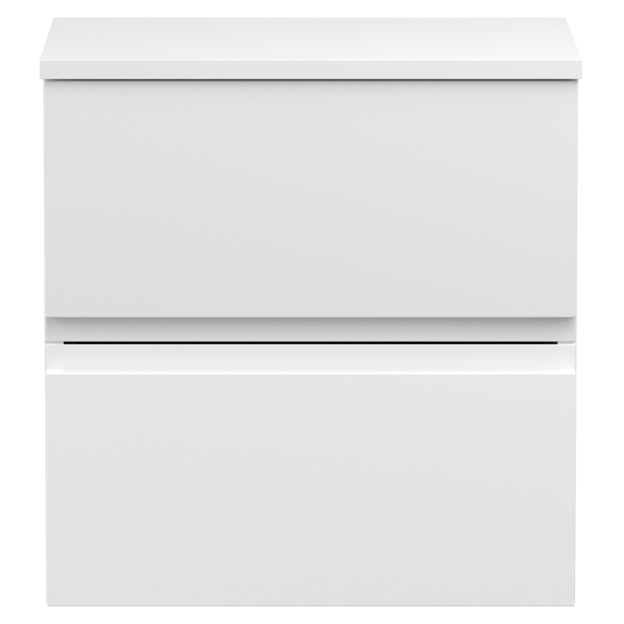 Hudson Reed Urban Wall Hung 2 Drawer Unit with White Worktop