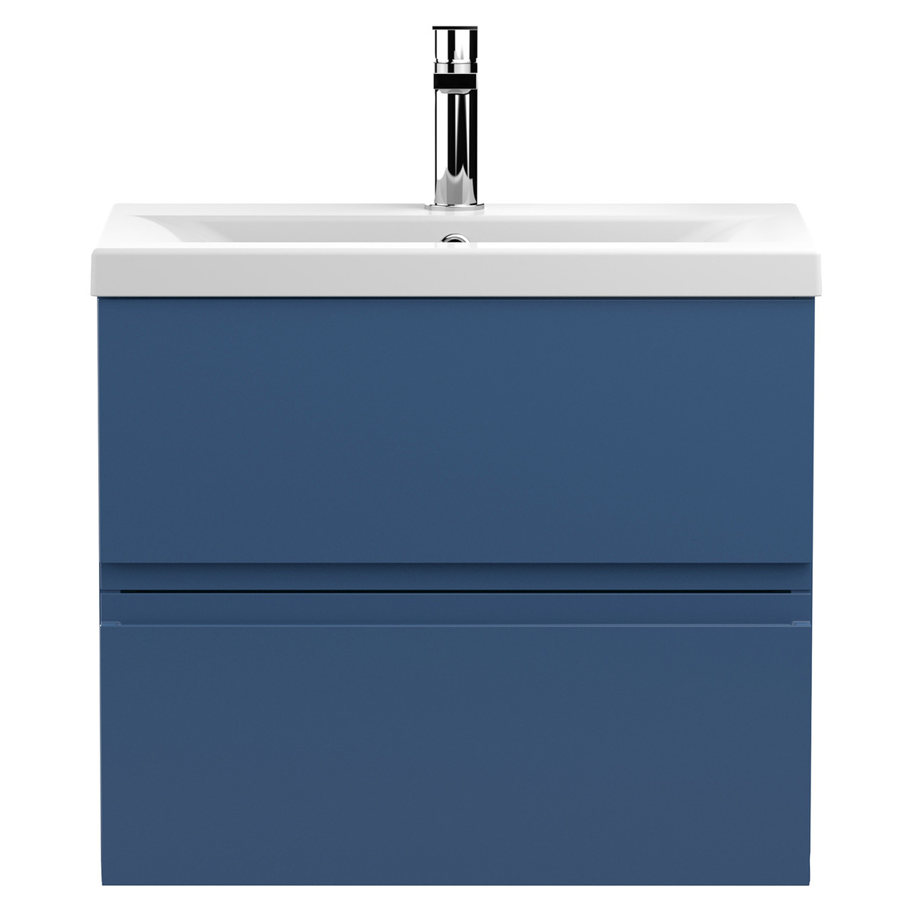 Hudson Reed Urban Wall Hung 2 Drawer Vanity Unit and Mid Edge Ceramic Basin