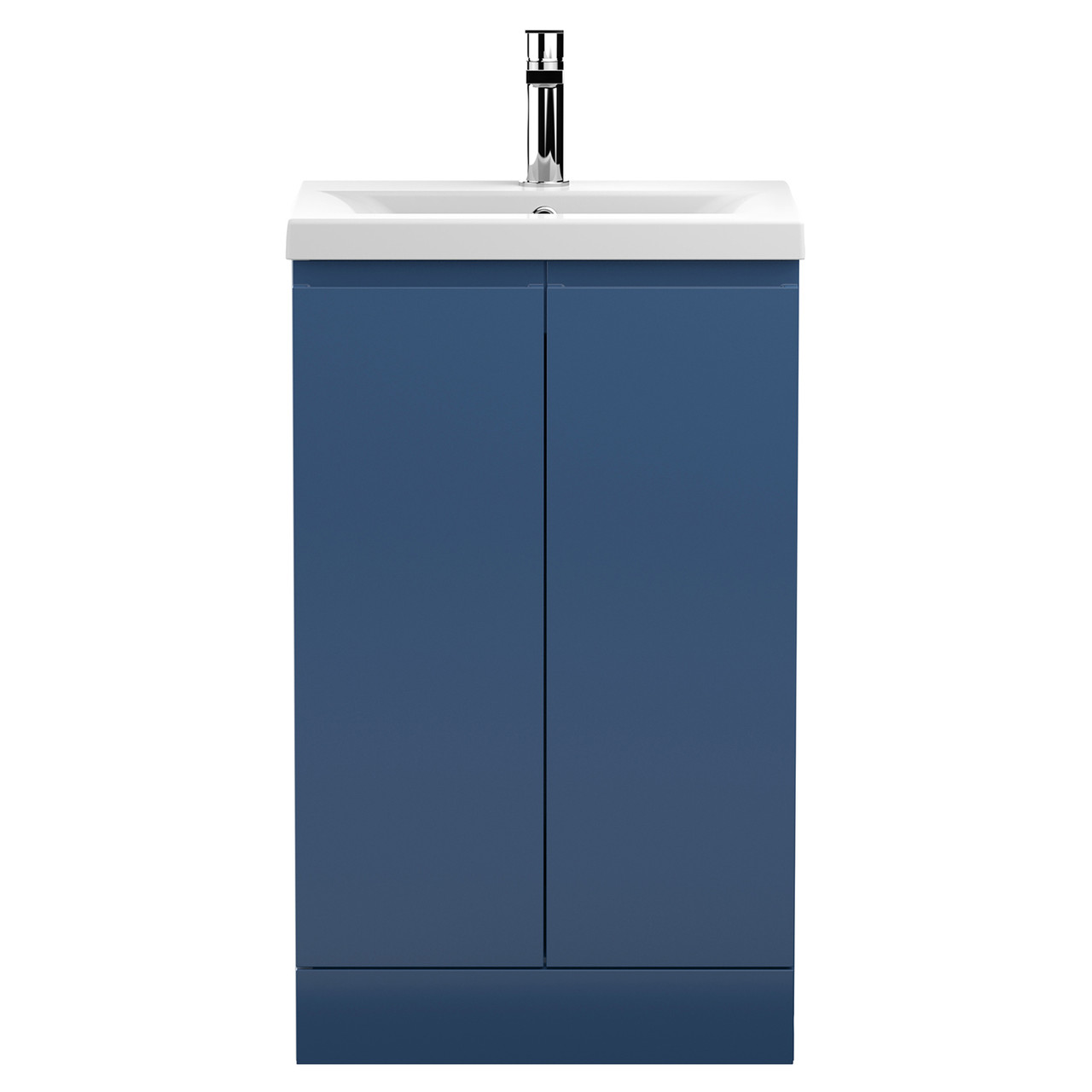 Hudson Reed Urban Floor Standing 2 Door Vanity Unit and Mid Edge Ceramic Basin