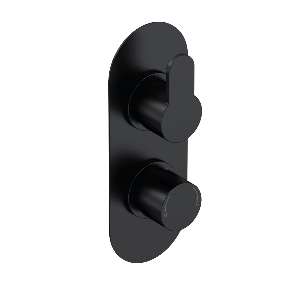 Nuie Arvan Twin Concealed Thermostatic Shower Valve
