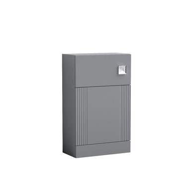 Nuie Satin Grey Deco Toilet Unit | | Mdf | 500Mm
