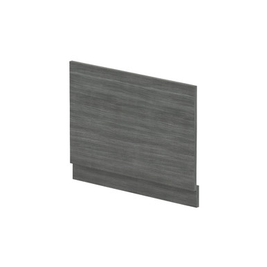 Nuie Anthracite Woodgrain End Bath Panel With Plinth | | Mfc | 750Mm