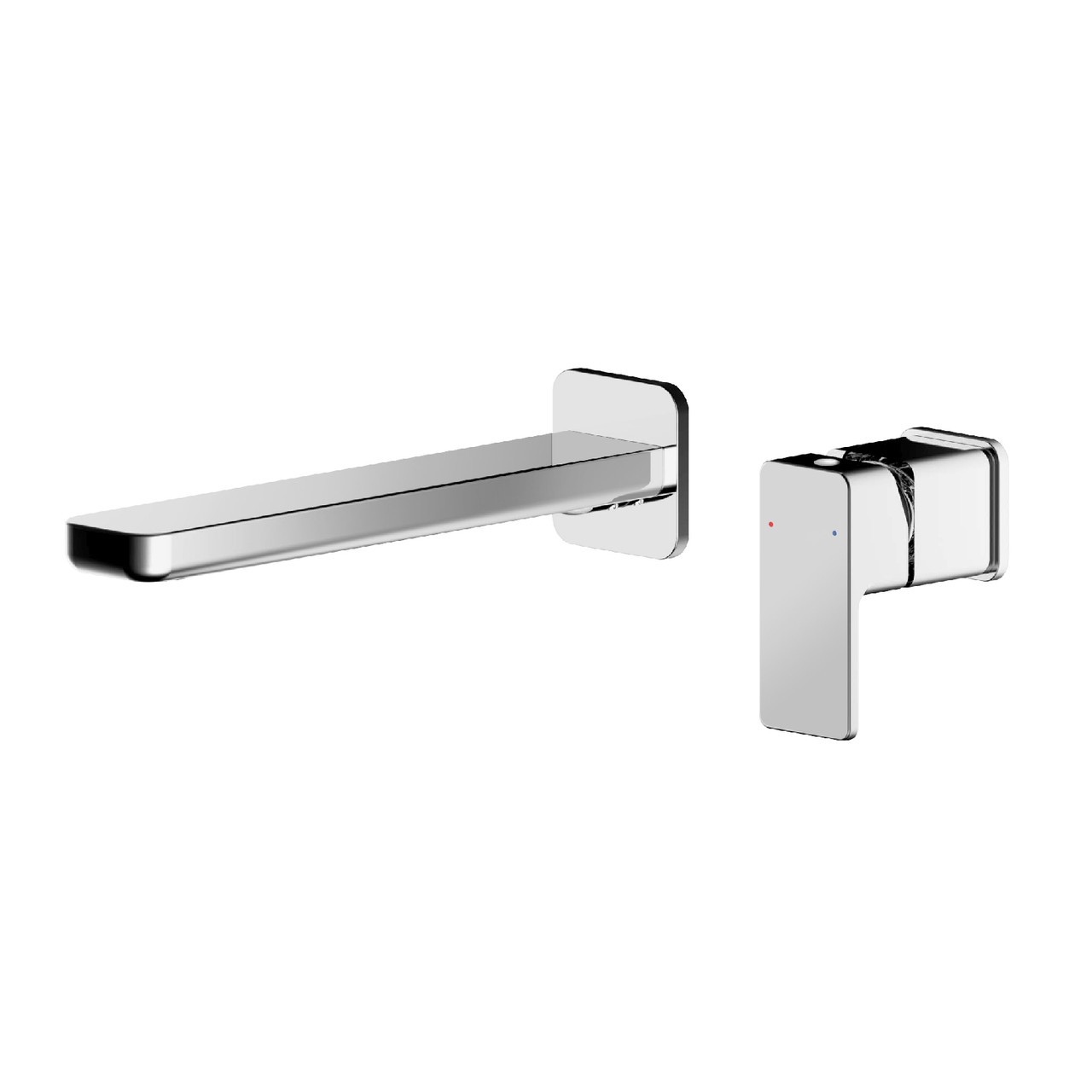 Nuie Windon Wall Mounted 2 Tap Hole Basin Mixer