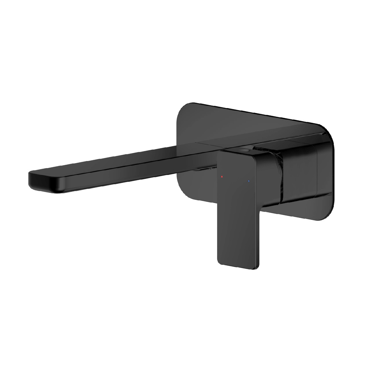 Nuie Windon Wall Mounted 2 Tap Hole Basin Mixer with Plate