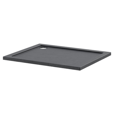 Hudson Reed Slate Grey Pearlstone Slate Rectangular Shower Tray | | Acrylic/Stone Resin | 1100Mm X 900Mm X 40Mm
