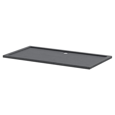 Hudson Reed Slate Grey Pearlstone Slate Rectangular Shower Tray | | Acrylic/Stone Resin | 1700Mm X 900Mm X 40Mm