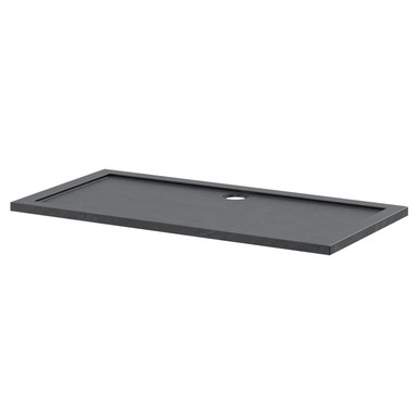 Hudson Reed Slate Grey Pearlstone Slate Rectangular Shower Tray | | Acrylic/Stone Resin | 1600Mm X 800Mm X 40Mm
