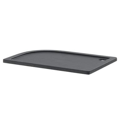 Hudson Reed Slate Grey Pearlstone Slate Right Hand Offset Quadrant Shower Tray | | Acrylic/Stone Resin | 1200Mm X 800Mm X 40Mm