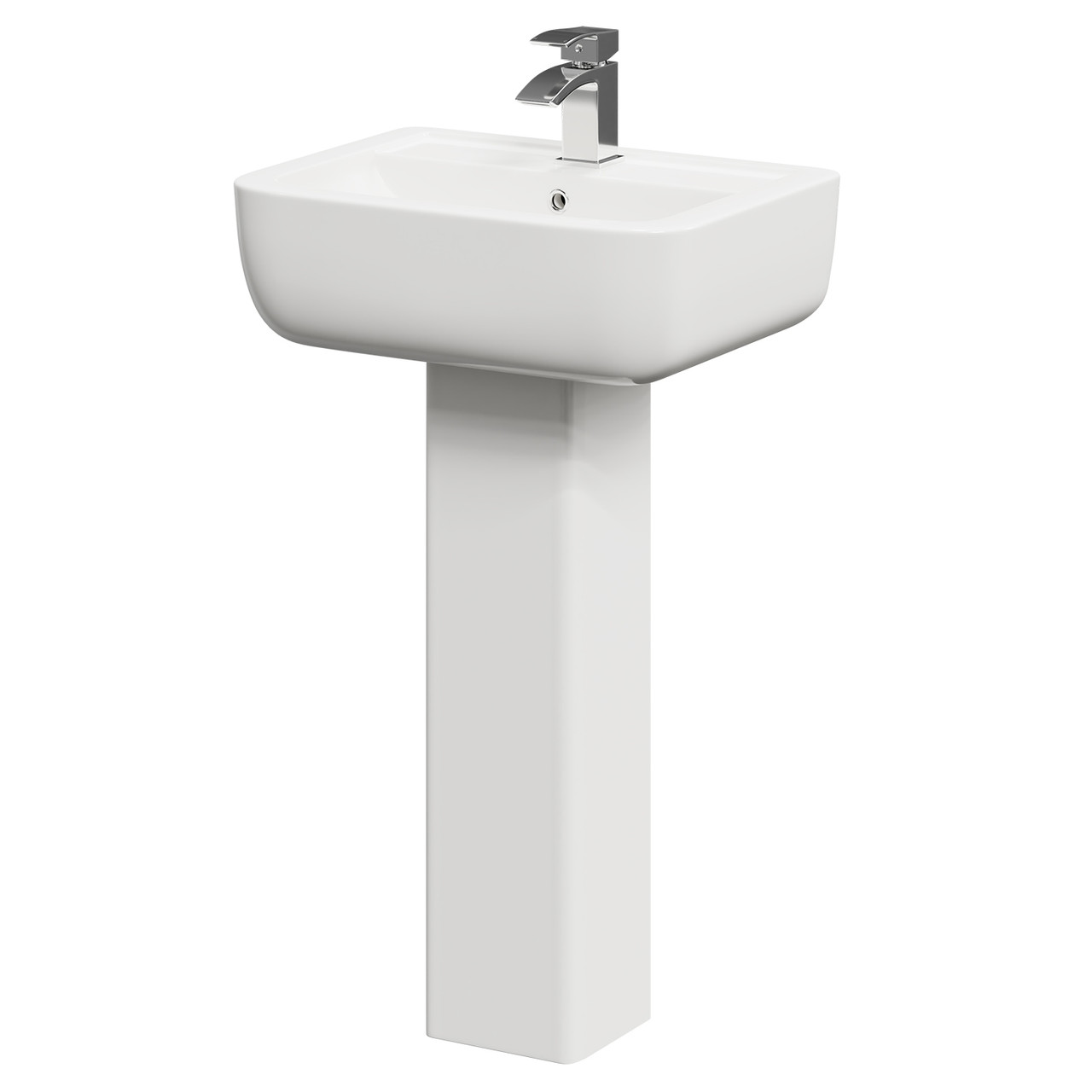 Tacoma Basin with 1 Tap Hole and Full Pedestal