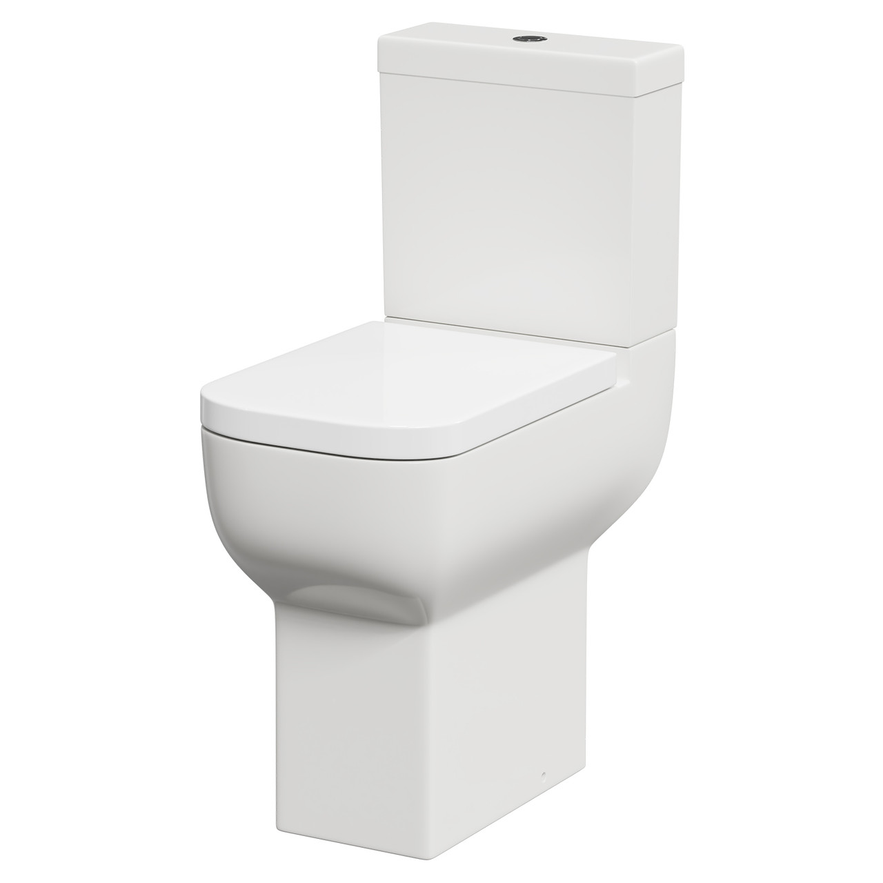 Tacoma Comfort Height Close Coupled Toilet with Soft Close Toilet Seat