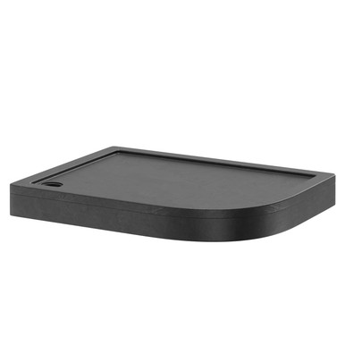 Wholesale Domestic Slate Grey Pearlstone Slate Right Hand Offset Quadrant Shower Tray And Plinth | | Acrylic/Stone Resin | 1200Mm X 900Mm X 40Mm