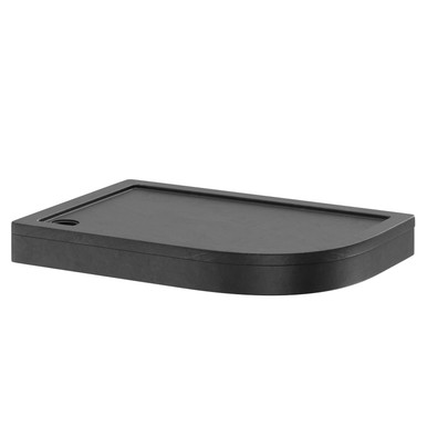 Wholesale Domestic Slate Grey Pearlstone Slate Right Hand Offset Quadrant Shower Tray And Plinth | | Acrylic/Stone Resin | 1200Mm X 800Mm X 40Mm