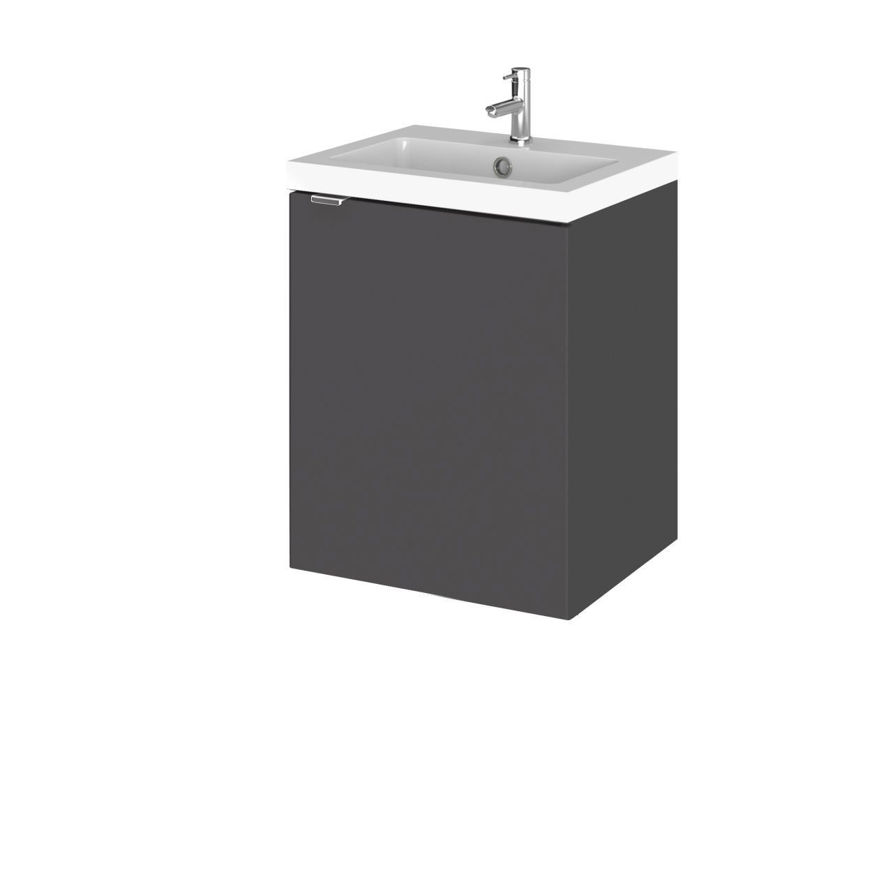 Hudson Reed Fusion Wall Hung Single Door Combination Vanity Unit