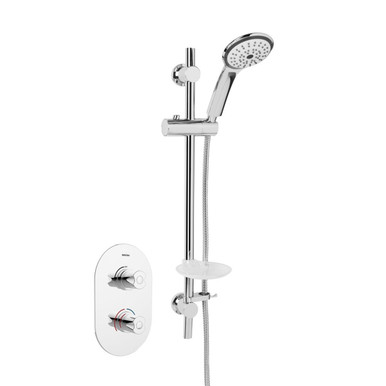 Bristan Artisan Recessed Thermostatic Dual Control Shower Valve with Kit, alternate view 3