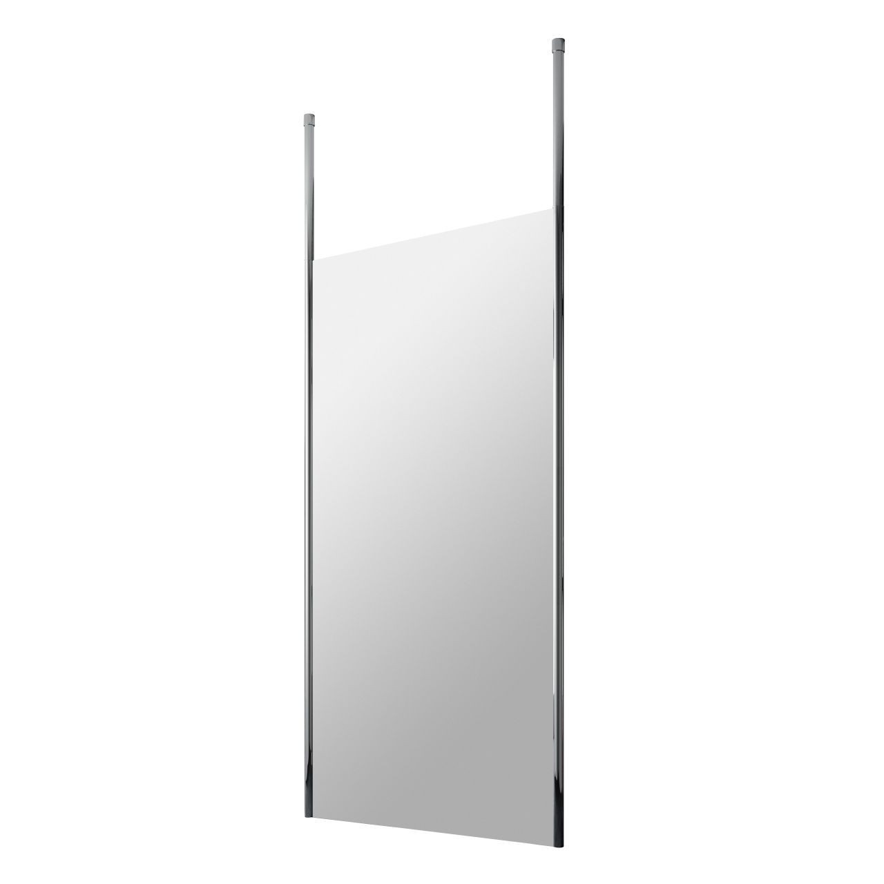 Hudson Reed Wetroom Shower Screen with Floor to Ceiling Support Poles
