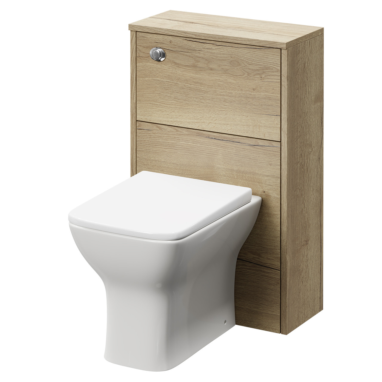 Horizon Toilet Unit and Kingston Rimless Back to Wall Toilet Pan with Soft Close Toilet Seat