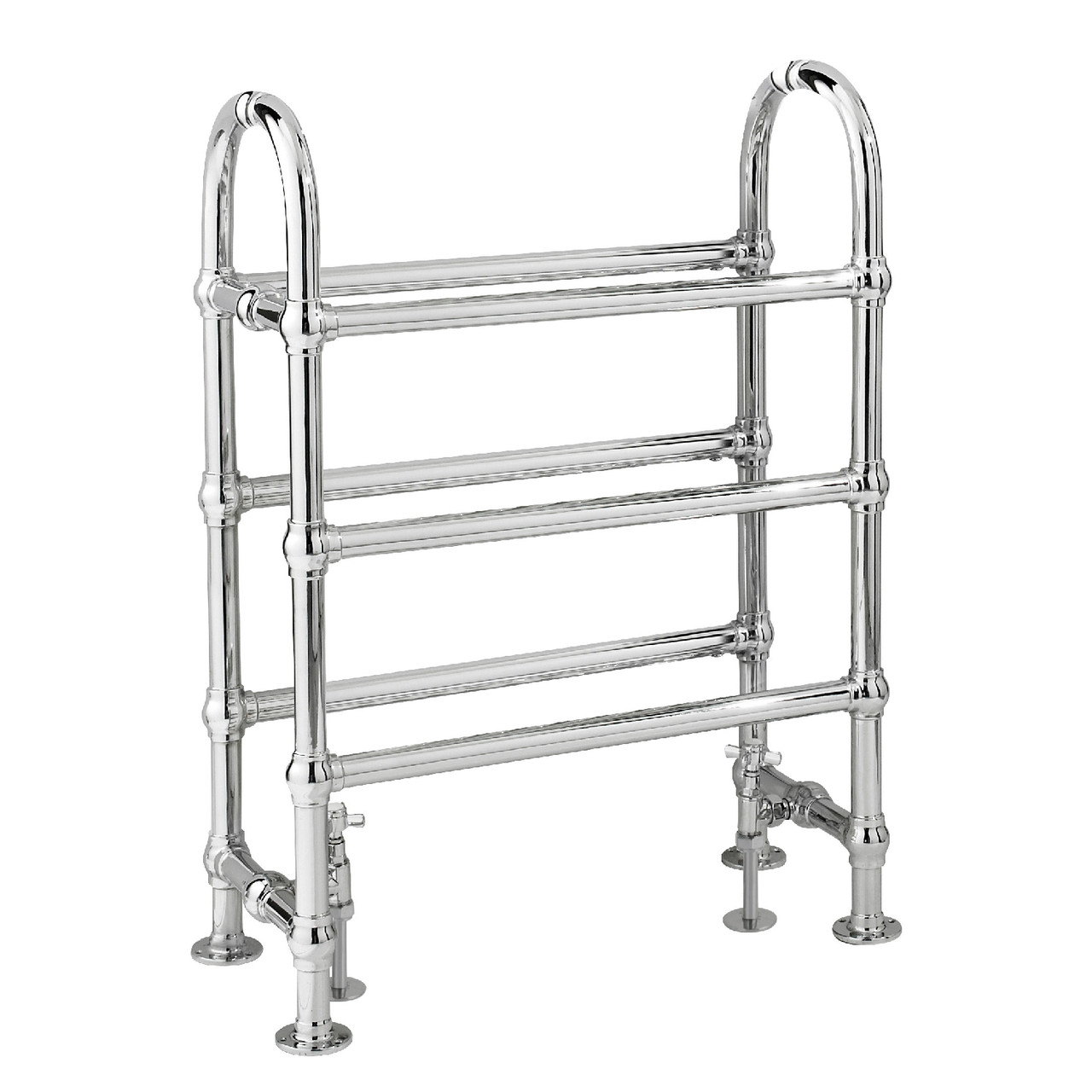 Old London Adelaide Floor Mounted Heated Towel Rail