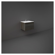 RAK Ceramics Joy Uno Wall Hung Single Drawer Vanity Unit, alternate view 2