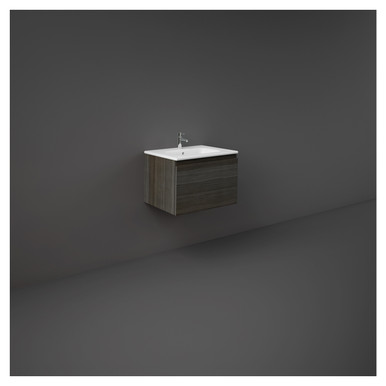 RAK Ceramics Joy Uno Wall Hung Single Drawer Vanity Unit, alternate view 3