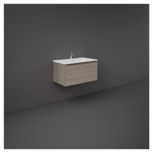 RAK Ceramics Joy Uno Wall Hung Single Drawer Vanity Unit, alternate view 2