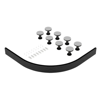 Nuie Slate Grey Leg And Plinth Kit For Up To Quadrant And Offset Shower Trays | | Plastic | 1000Mm X 1200Mm