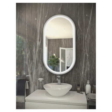 RAK Ceramics Art Oval LED Mirror, alternate view 3
