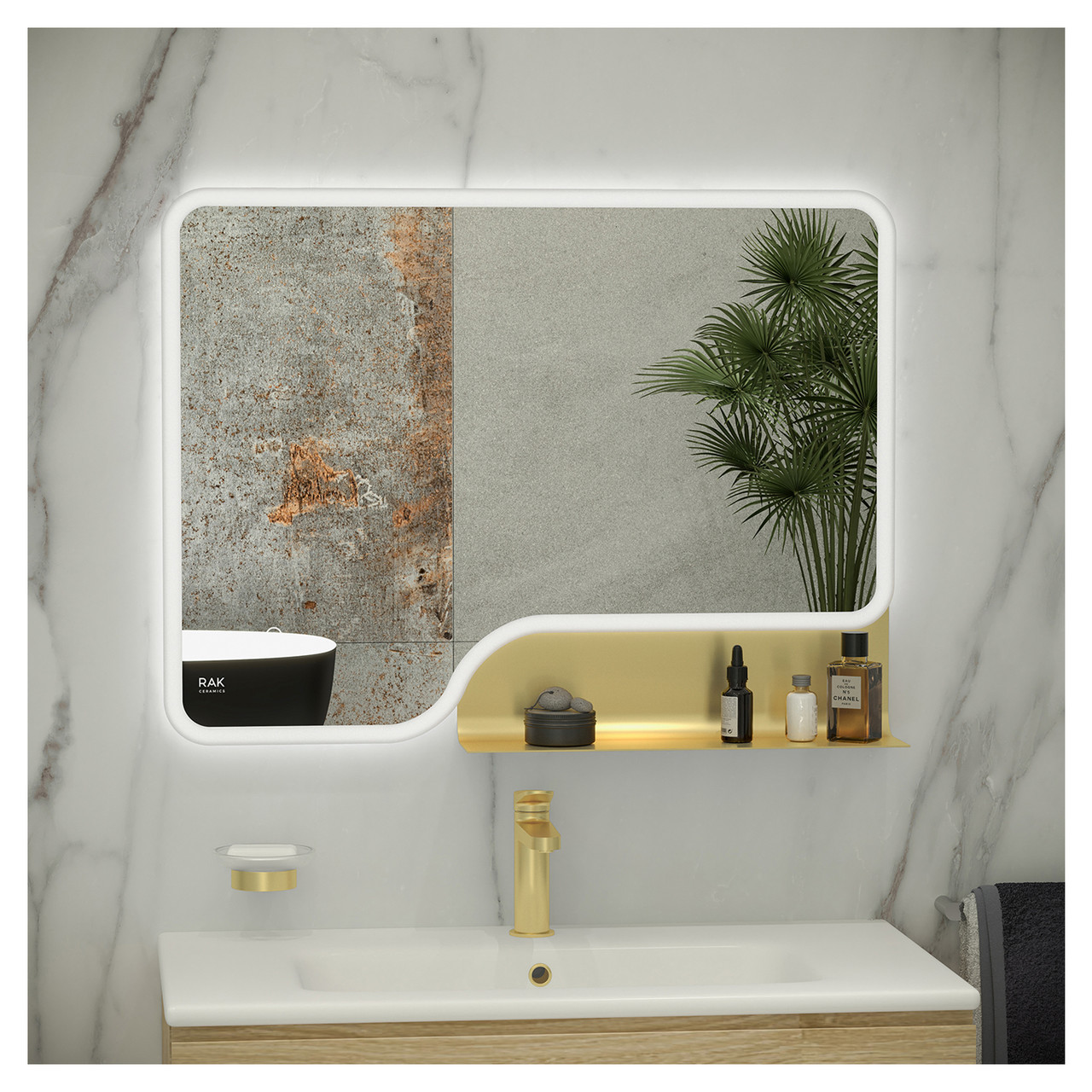 RAK Ceramics Ornate Illuminated LED Mirror