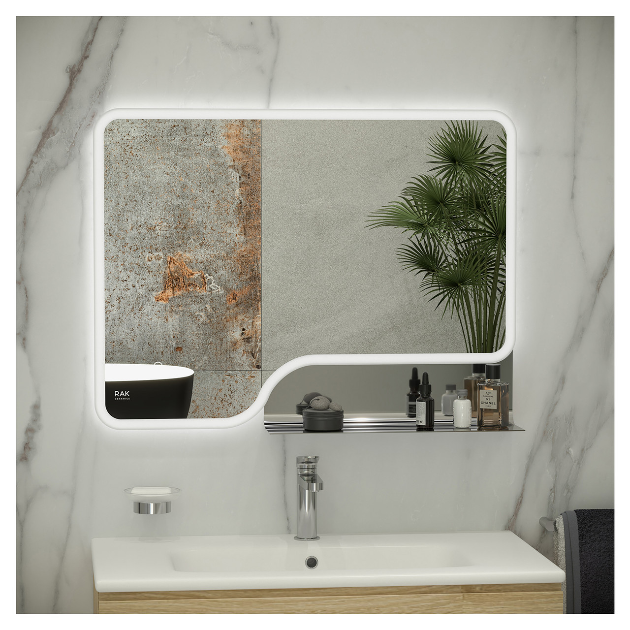 RAK Ceramics Ornate Illuminated LED Mirror