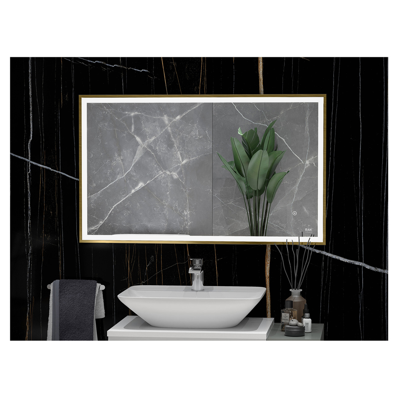 RAK Ceramics Picture Square Illuminated LED Mirror
